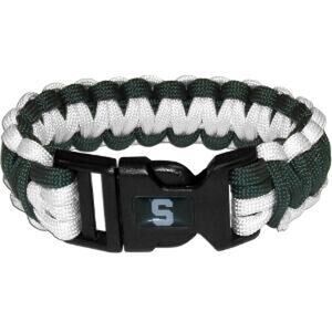 NCAA Michigan State Survival Bracelet Paracord 9" Outdoor Survivor New Spartans